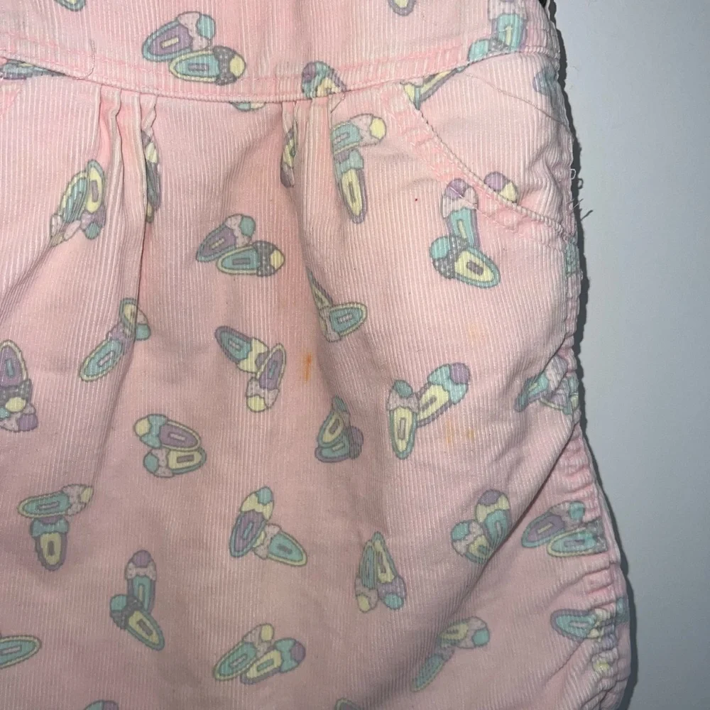 Vintage Oshkosh Corduroy Pink Overalls Dress size 5